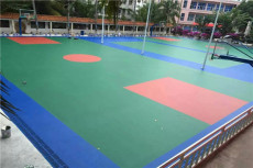 海南海口三亚篮球场施工建设