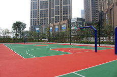 广州硅PU篮球场施工建设
