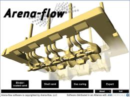Arena-Flow射砂制芯冷芯盒模拟软件代理商