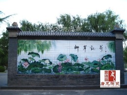 影壁墻壁畫 景德鎮(zhèn) 定制戶外影壁墻壁畫廠家