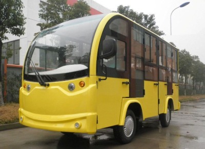 成都11座旅游電動觀光車游客接待
