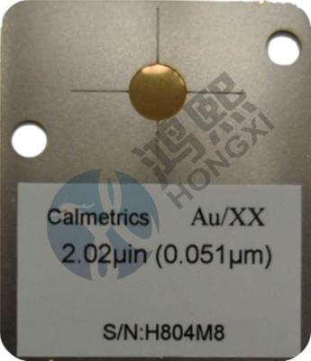 Au2uinch单镀层测厚仪美国Calmetrics标准片