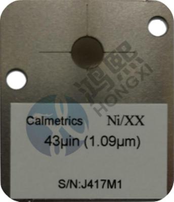 Ni元素40uinch单镀层测厚仪标准片1um