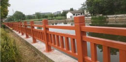 广东仿木护栏厂家制作标准 水泥栏杆效果图