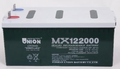 友联UNION免维护蓄电池MX12240 12V24AH质保