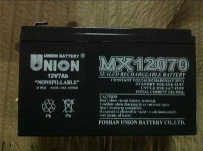 友联UNION免维护蓄电池MX12170 12V17AH直流