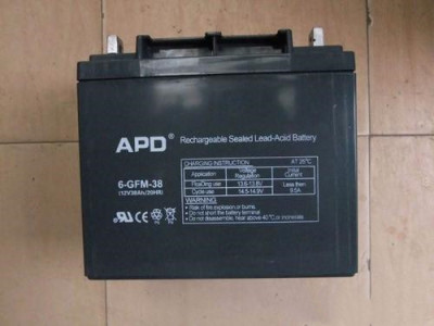 APD蓄电池6-GFM-80 12V80AH尺寸规格参数