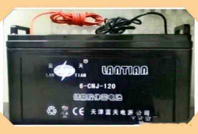 蓝天蓄电池6-FM-50 12V50AH风能发电专用