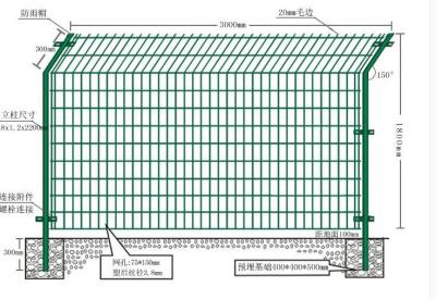 深圳鐵路護欄網價格 深圳鐵絲網廠家批發