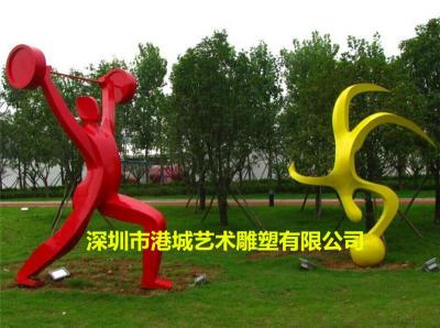 惠州城市校园步行街抽象人物雕塑报价厂家