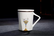 珐琅彩陶瓷茶杯厂家直销 定制logo陶瓷茶杯