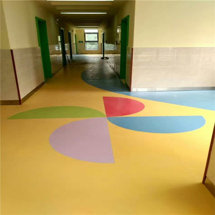 pvc幼儿园塑胶地板 幼儿园胶地板