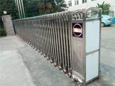 不锈钢伸缩门安装 上海电动伸缩门安装厂家