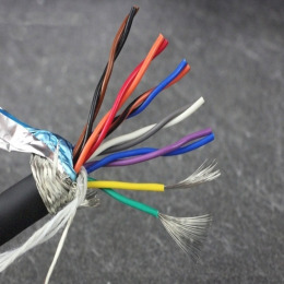12芯0.25拖链电缆耐弯曲柔性双绞屏蔽电缆线