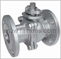 不锈钢SCS14 JIS 10K法兰口球阀