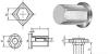 平头六角盲孔铆螺母｜封闭平头六角拉帽