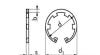 带齿孔用挡圈 Internal retaining rings