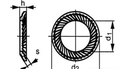 重型型锥面锁紧垫圈 Locking washers