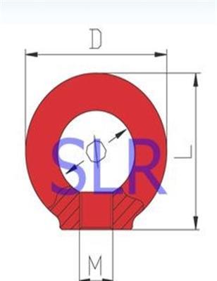 SLR-55 G80级吊环螺母 王恒赞 吊带 连接环 吊梁 锻造件 吊环 矿用五
