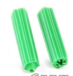 塑料膨胀管 绿色尼龙胶塞 膨胀螺丝胶粒墙塞锚栓涨塞M6/M8
