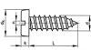 盘头一字自攻钉 Tapping screws