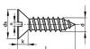 沉头一字自攻钉 Tapping screws