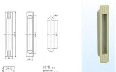 嵌入式拉手、柜门拉手