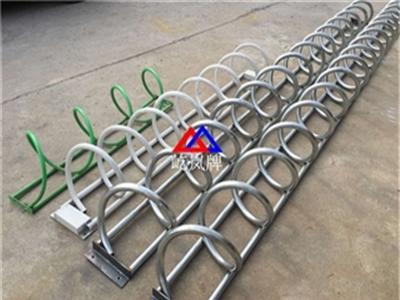 铁管螺旋式自行车停车架价格 自行车停车架在哪里订购