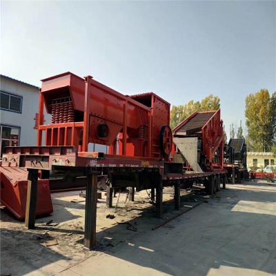 文山移動錘式打砂機(jī) 移動石料破碎機(jī) 云南