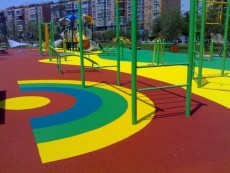 廊坊幼儿园塑胶颗粒地面-安装/橡胶地垫 厂