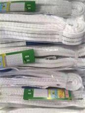 浙江白色吊装带生产厂家 扁平吊装带型号 白色扁平吊装带批发
