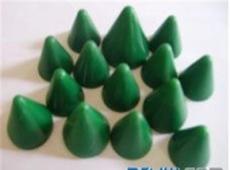 圆锥研磨石用于锌合金压铸 25*25绿色塑胶振磨石 400目三角磨料