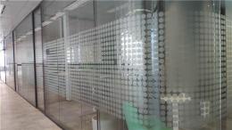 上海办公室玻璃贴膜磨砂玻璃贴膜腰线玻璃