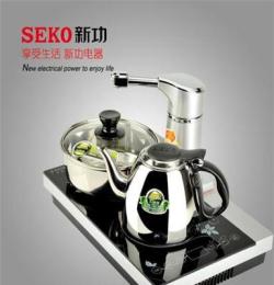 SEKO新功K18 自动上水电磁茶炉烧水壶 抽水双炉电茶壶茶具泡茶炉