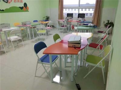 团体活动室设备-团体活动8色桌椅