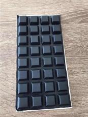 黑色梯形硅胶垫平面硅胶垫自粘防滑胶垫耐磨
