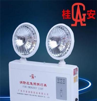 桂安牌双头应急灯消防应急灯LED消防应急照明灯ZFZDE2WDT1