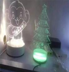 创意3D台灯 LED小夜灯礼品灯装饰灯圣诞老人灯床头灯