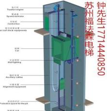 厂家直销安装TGJW800断电保护功能无机房观光电梯