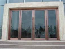 天津玻璃门 铝合金玻璃门 不锈钢玻璃门