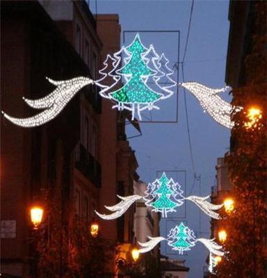 圣诞节日灯光亮化 商业街亮化装饰公园景区街道亮化灯设计制作