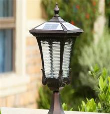 平超照明直售新款户外LED太阳能别墅花园公园景观围墙柱头灯