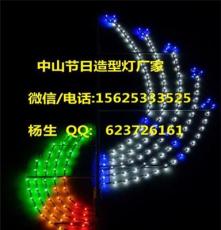 圣诞LED路灯杆 喜盈门灯笼灯杆造型装饰 中国结