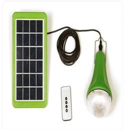 便携式太阳能发电系统家用小型照明 LED户外野营灯