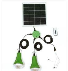 销售太阳能灯便携发电系统 移动电源家用照明手机充电器