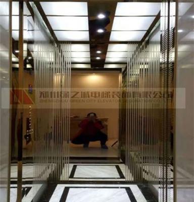 湖北绿之城电梯装饰 别墅梯装潢  星级酒店电梯轿厢装饰