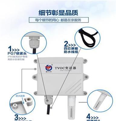 壁挂空气质量TVOC变送器 建大仁科 生产直销