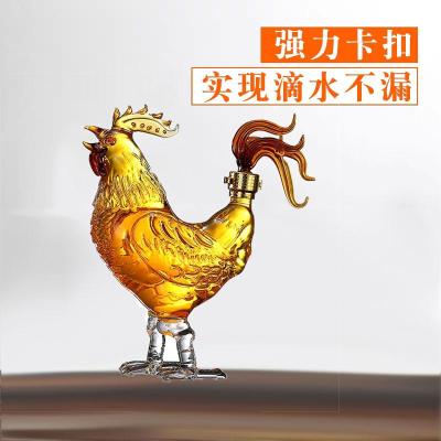 工藝酒瓶動物酒瓶玻璃瓶工廠