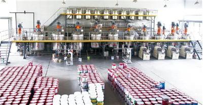 宝塔山-年产20000吨涂料自动化生产线