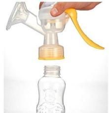 小鸡卡迪 智动吸奶器 手动挤奶器 手压式吸乳器 孕产妇哺乳用品